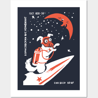 Laika - Soviet Space Dog Posters and Art